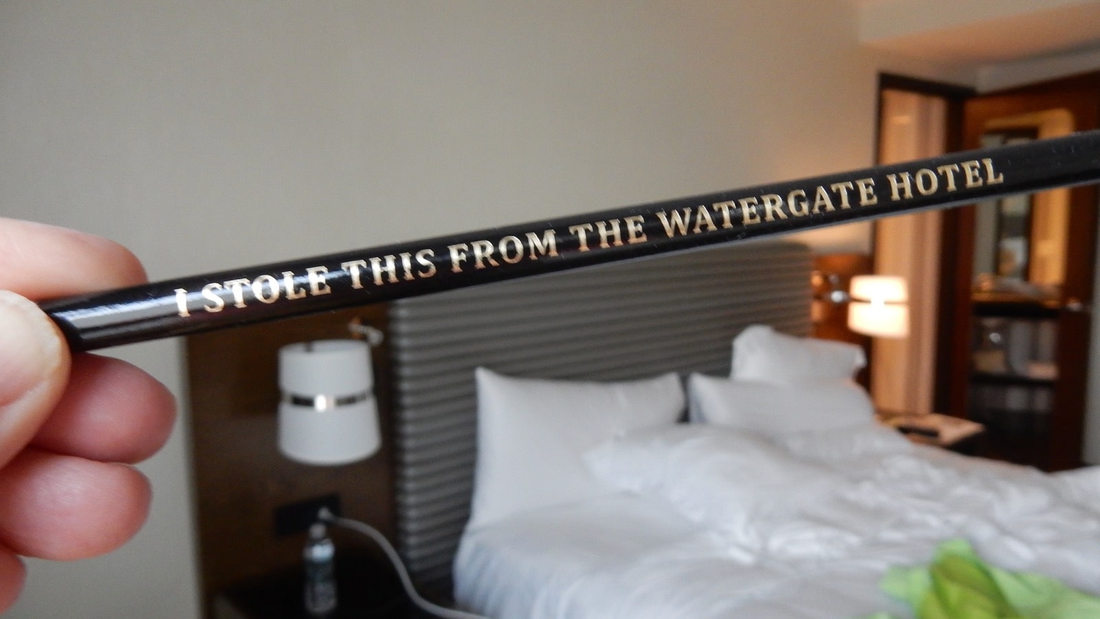 Watergate Hotel pencil