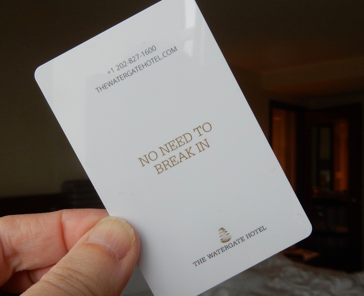 Watergate Hotel key card