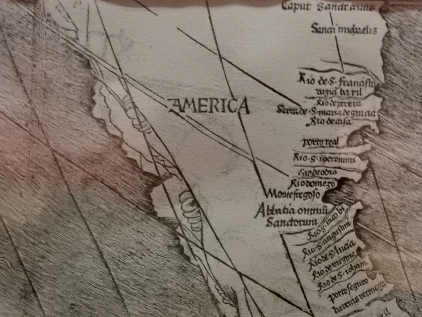 First Map of America - Library of Congress Washington DC