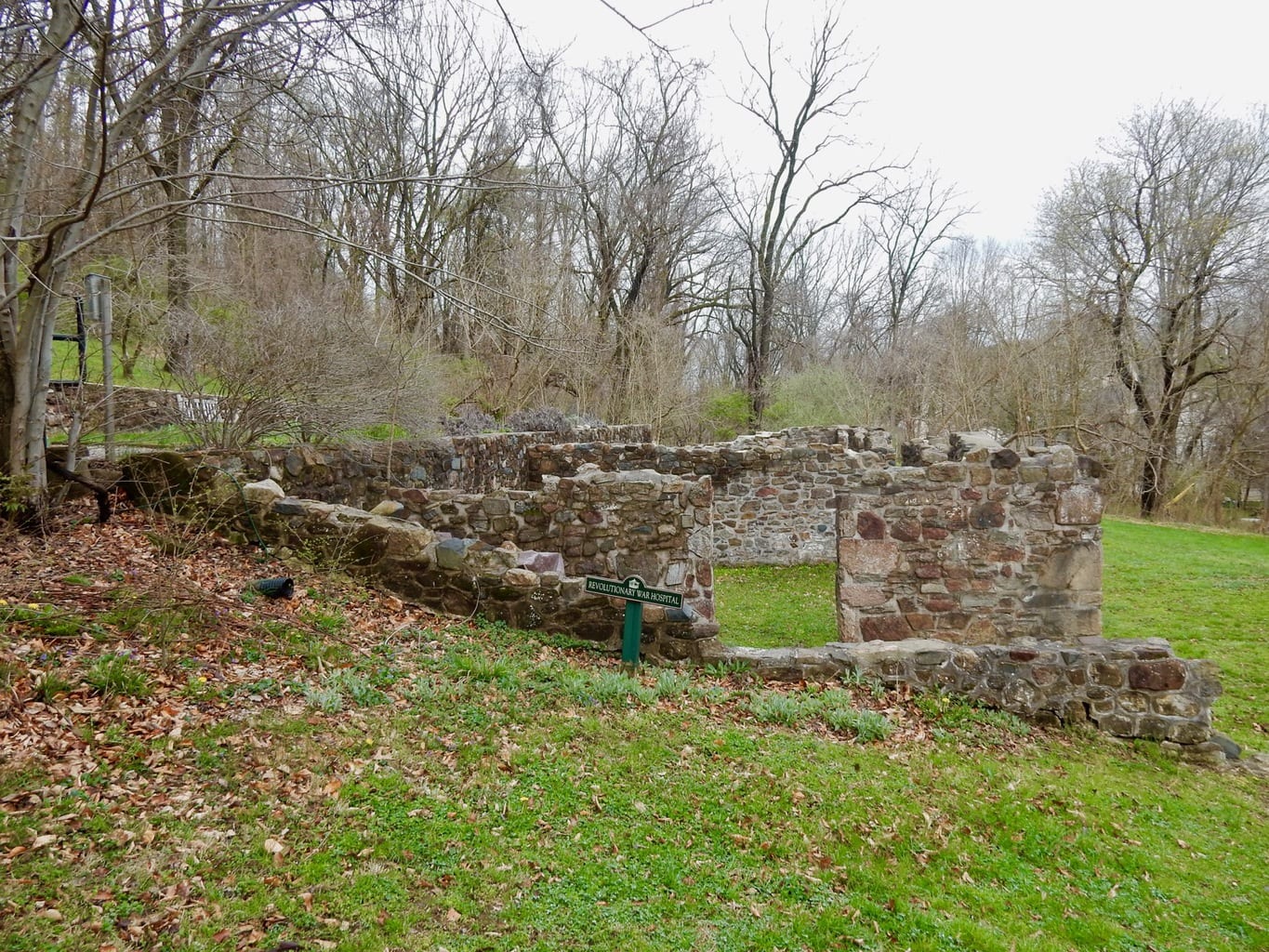 Remains of Revolutionary War Hospital Yellow Springs PA