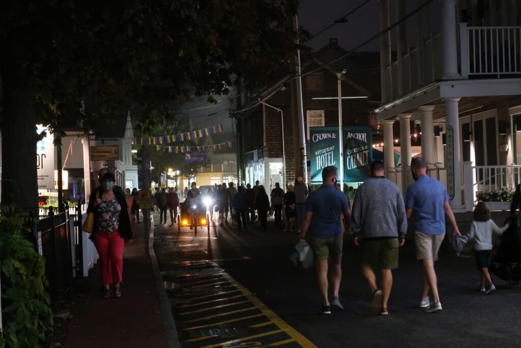 Provincetown MA at night