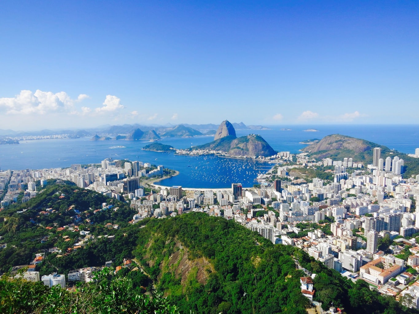 Views from Christ the Redeemer, Rio De Janeiro  Brazil