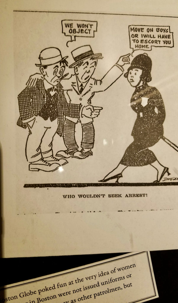 Woman Cop Cartoon, Loews Boston Hotel