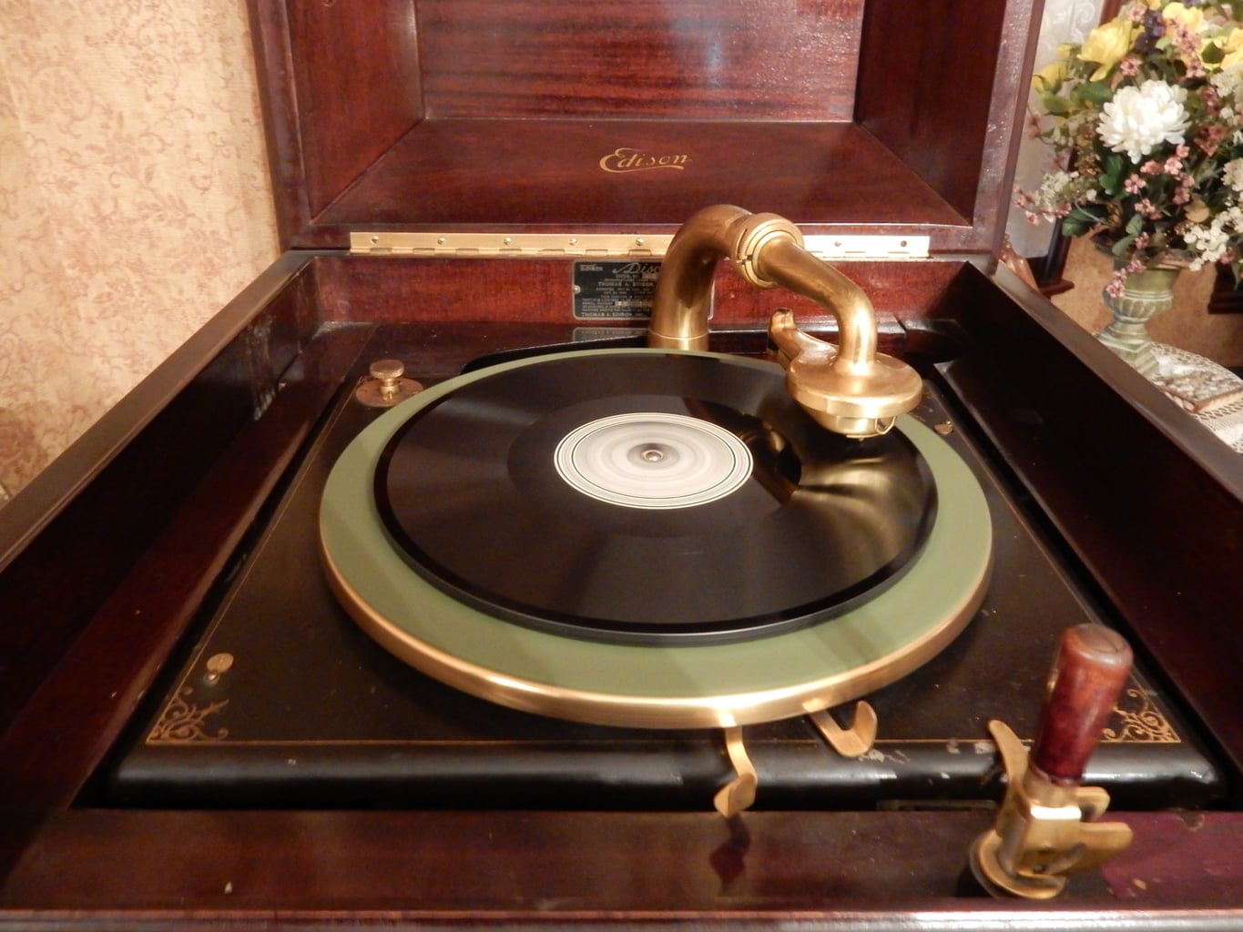 Working phonograph, Clearfield County Historical Society PA