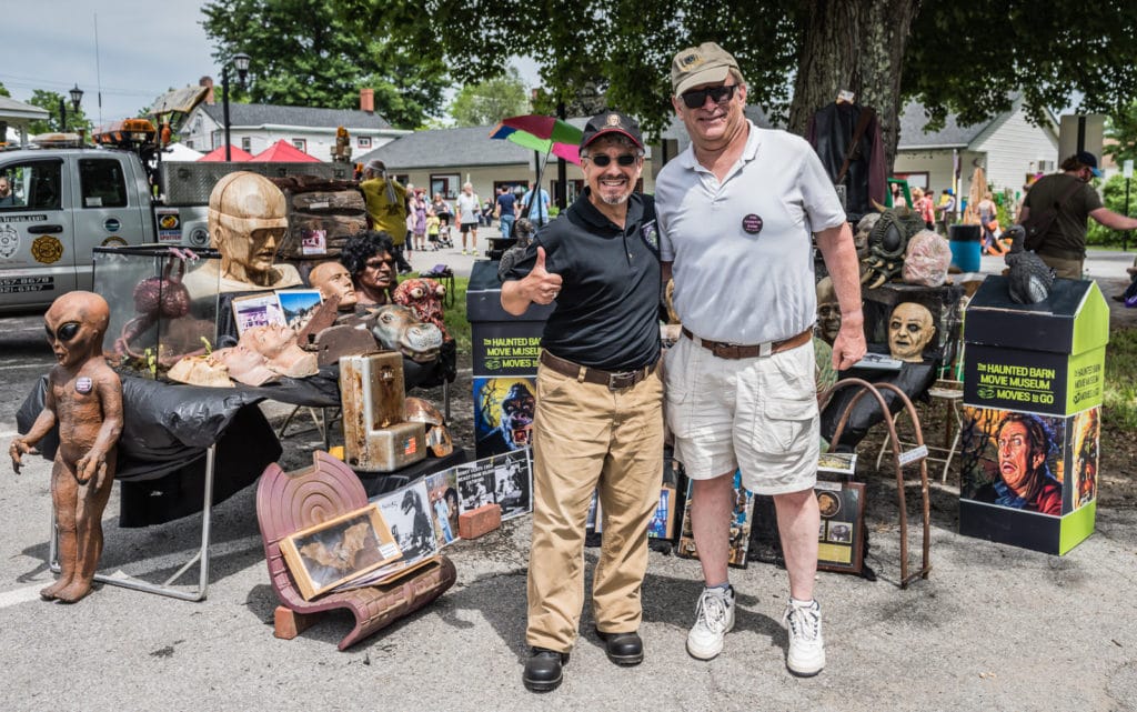 Joey Vento and his Haunted Barn Movie Museum collection.