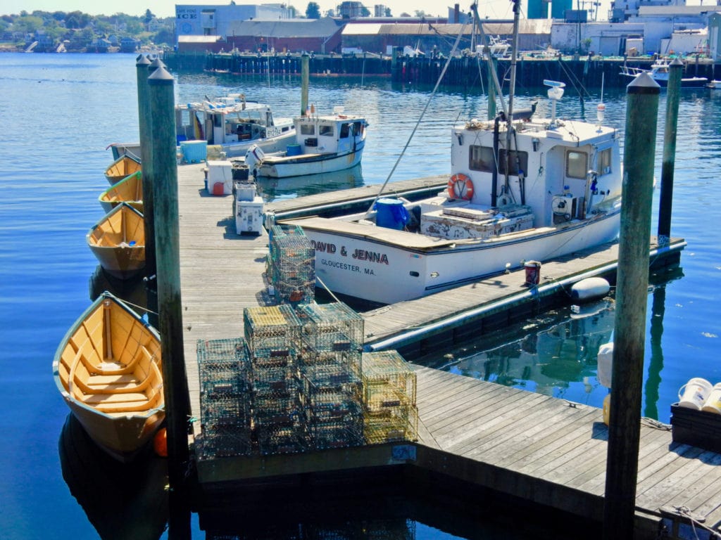 Working docks Gloucester MA