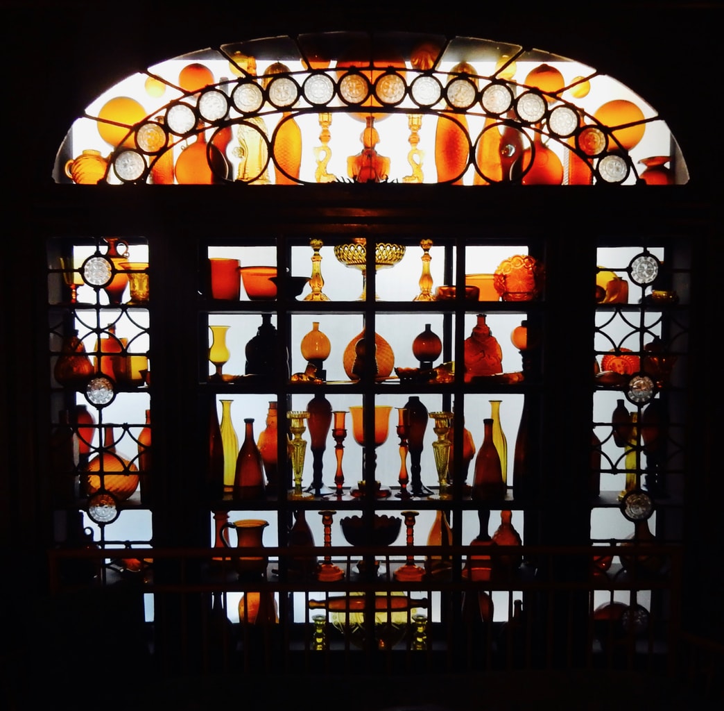 Amber Glass Collection Sleeper-McCann House Gloucester MA