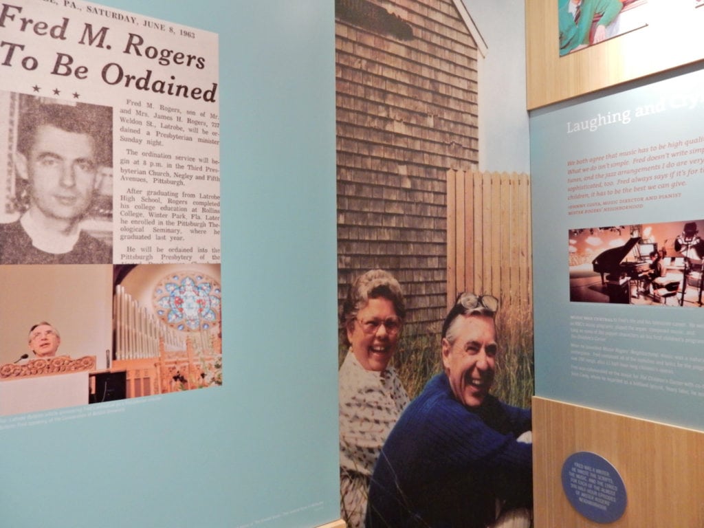 Fred Rogers Exhibit at St. Vincent College Latrobe PA