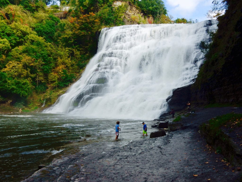 Ithaca Falls for Romantic Waterfall Enthusiasts in Ithaca NY