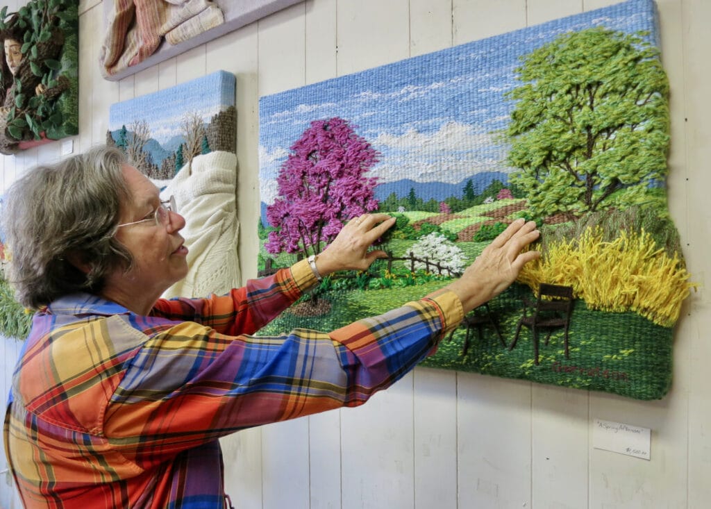 Nancy Garretson tapestries at Arts Depot Abingdon VA