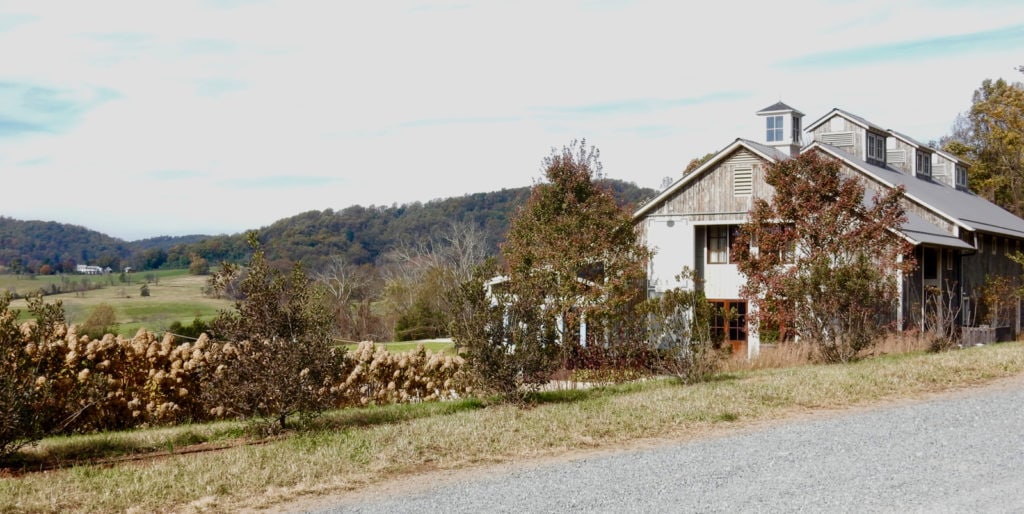 Pippin Hill Winery late autumn Charlottesville VA