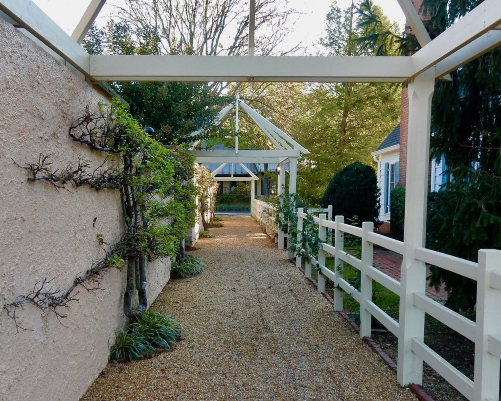 Red Fox Inn Walkway to Cottages Middleburg VA