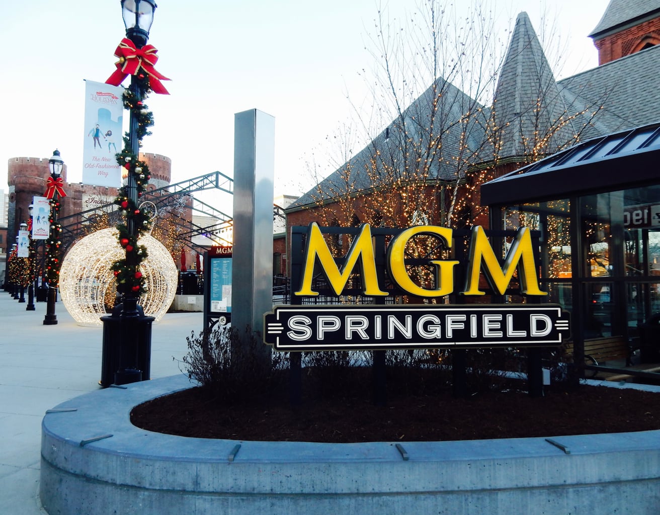 MGM Springfield MA Sign