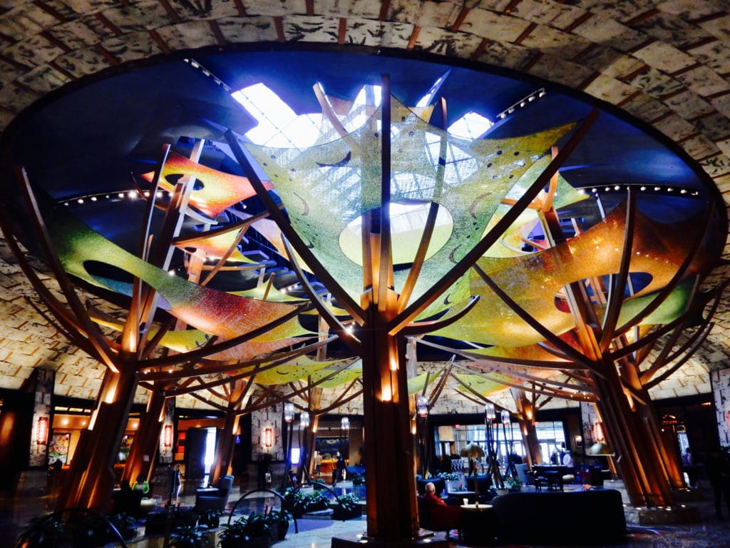 Bead and Bark design interior of Mohegan Sun Uncasville CT