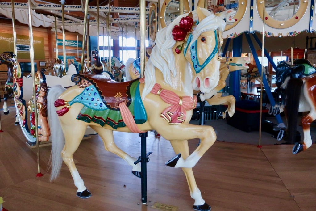 Rosie the horse Canalside Carousel Buffalo NY