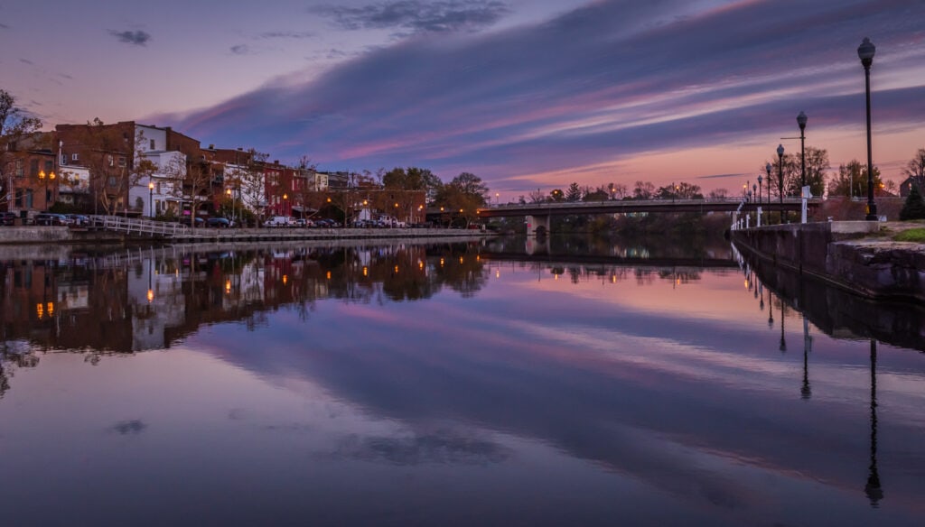 Seneca Falls NY at Twilight