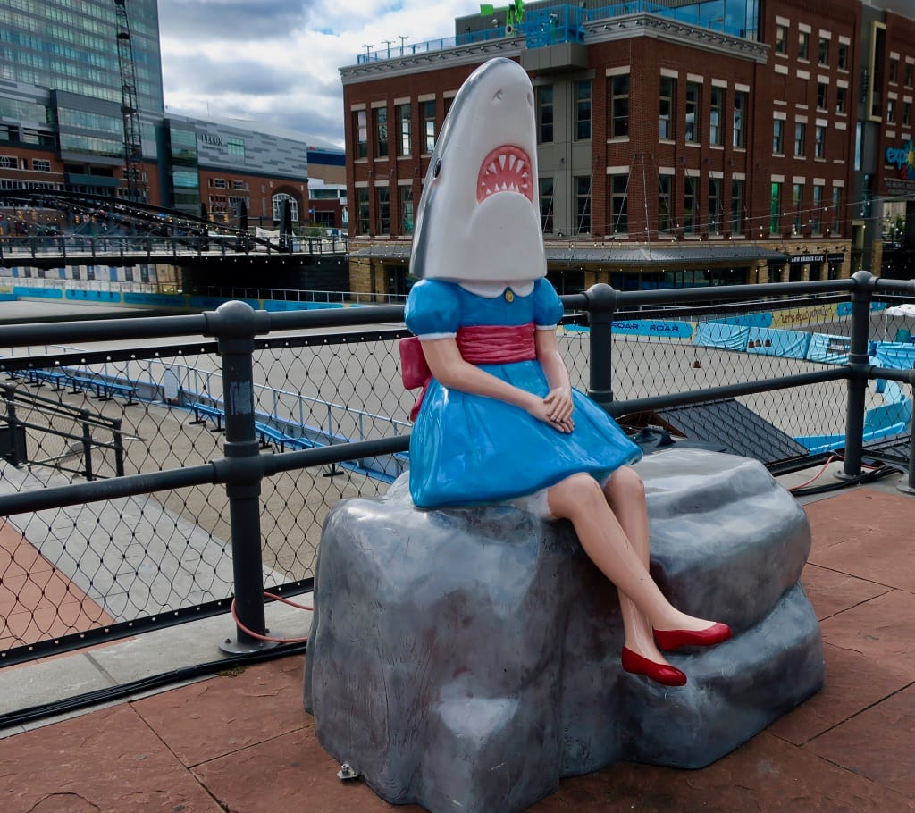 Shark Girl Canalside Buffalo NY