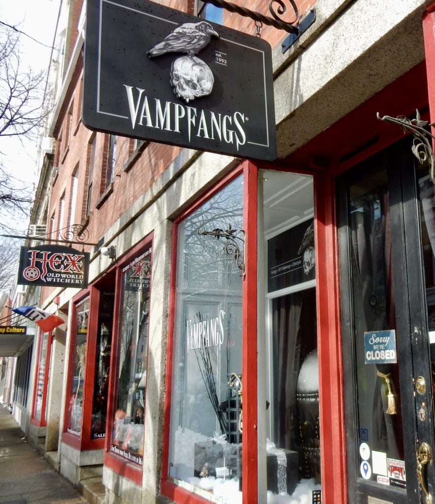Hex and VampFangs magic stores in Salem MA