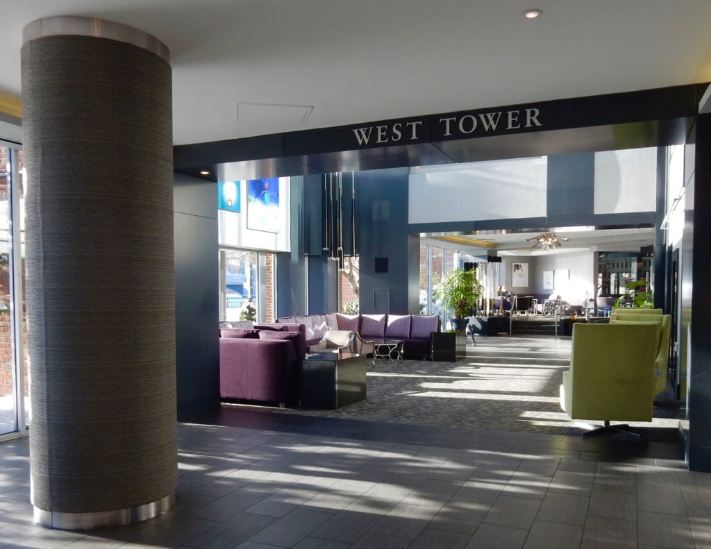 West Tower Lobby Royal Sonesta Boston