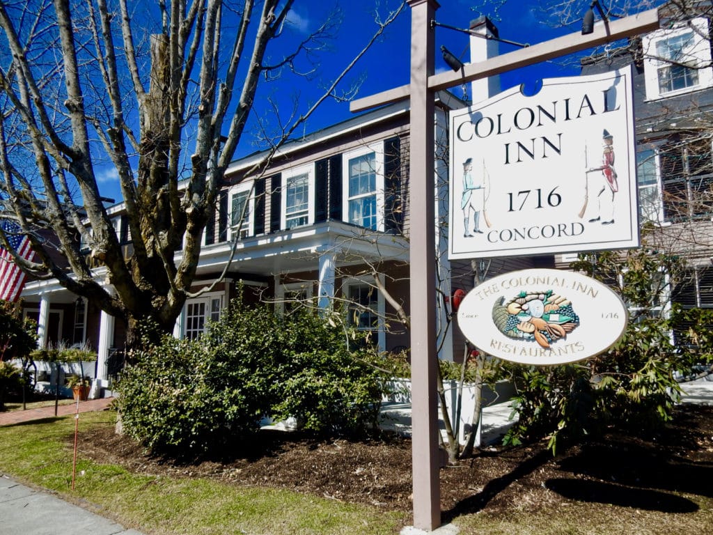 Colonial Inn exterior Concord MA