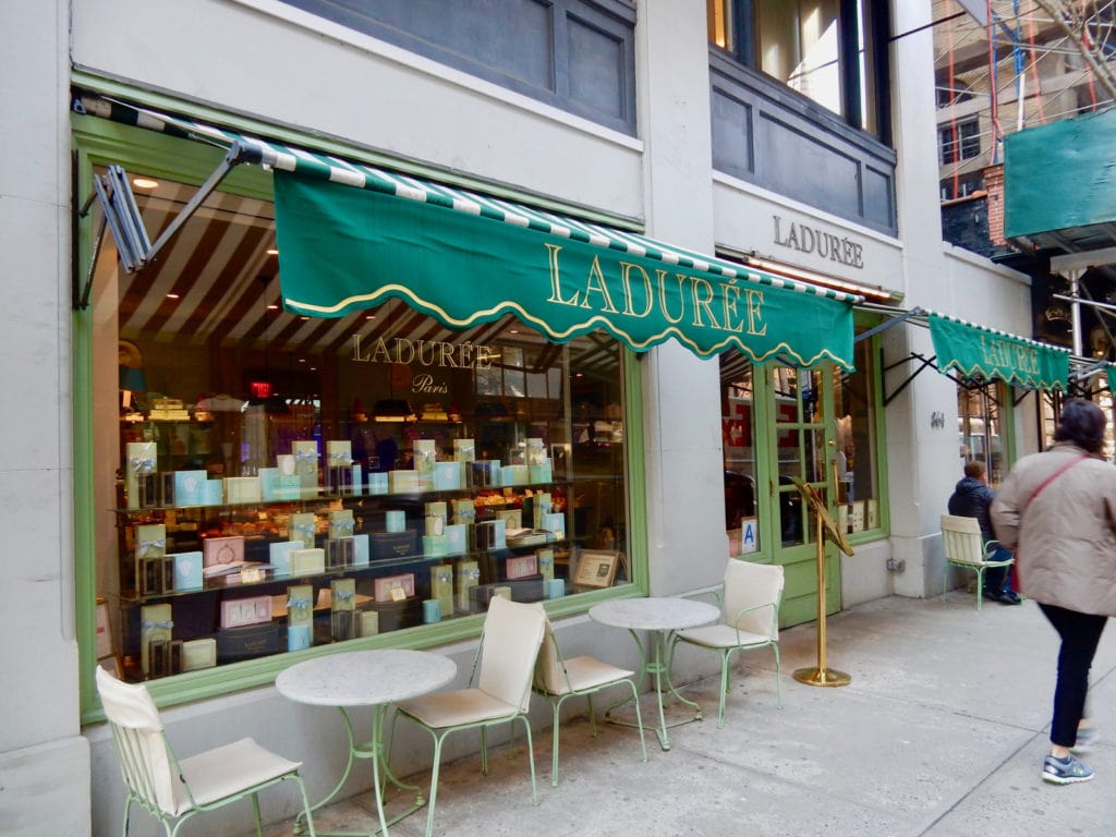 Laduree Exterior Madison Ave NY NY