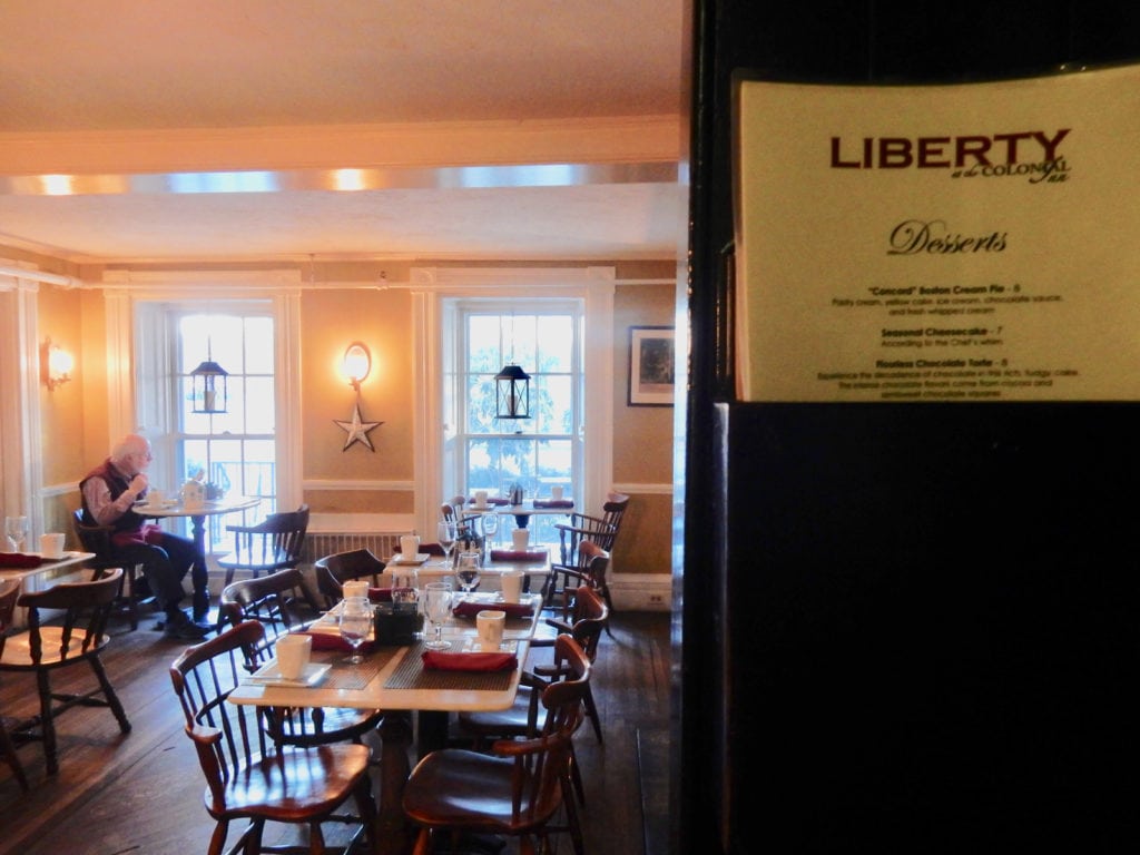 Liberty Room Colonial Inn Concord MA