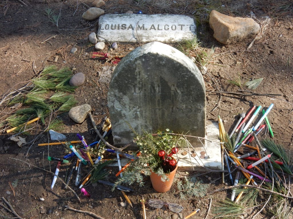 Louisa M Alcott Grave Concord MA