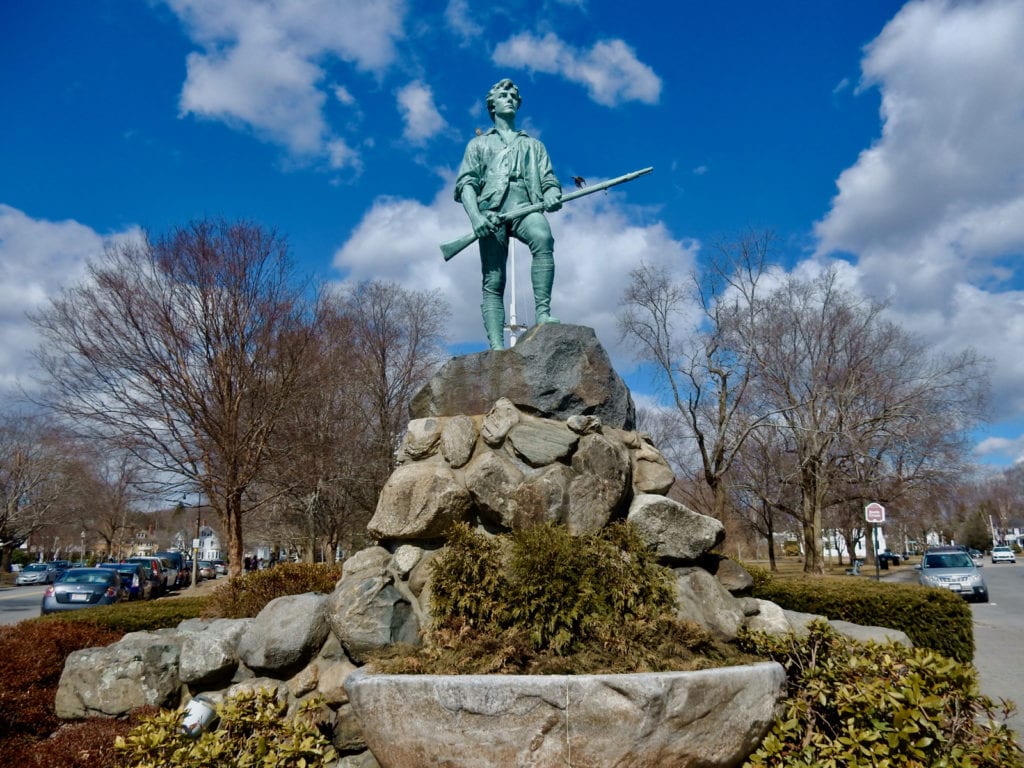 Minuteman Statue Lexington Green MA