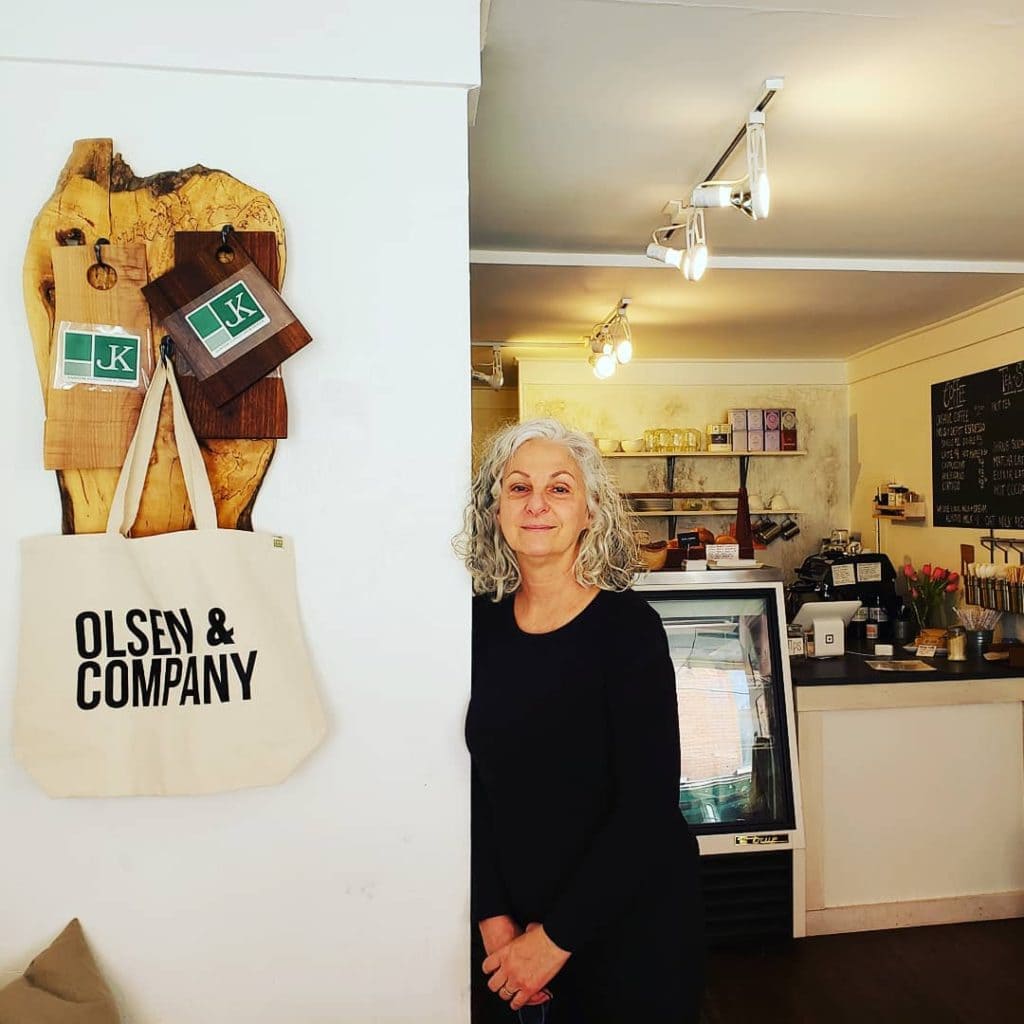 Marianne Olsen, owner, O and Co Saugerties NY