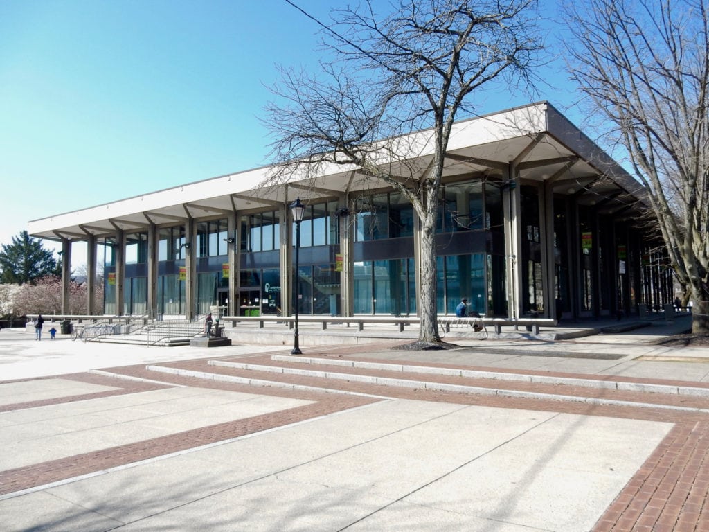 Bethlehem PA Library, made of Bethlehem Steel