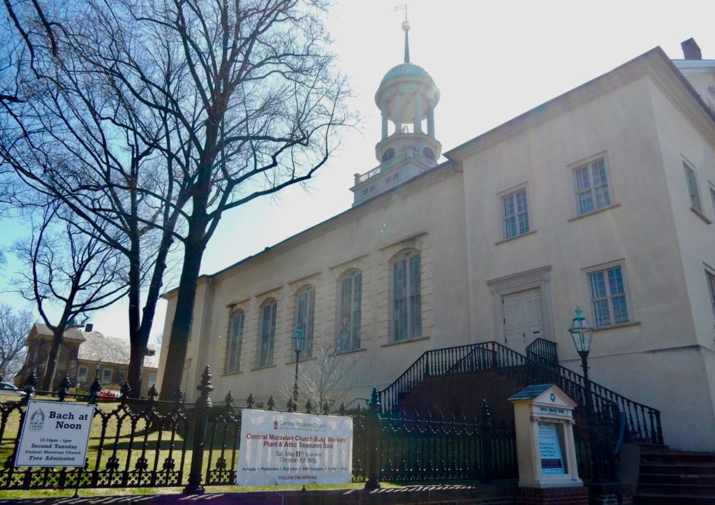 Central Moravian Church Bach at Noon Bethlehem PA