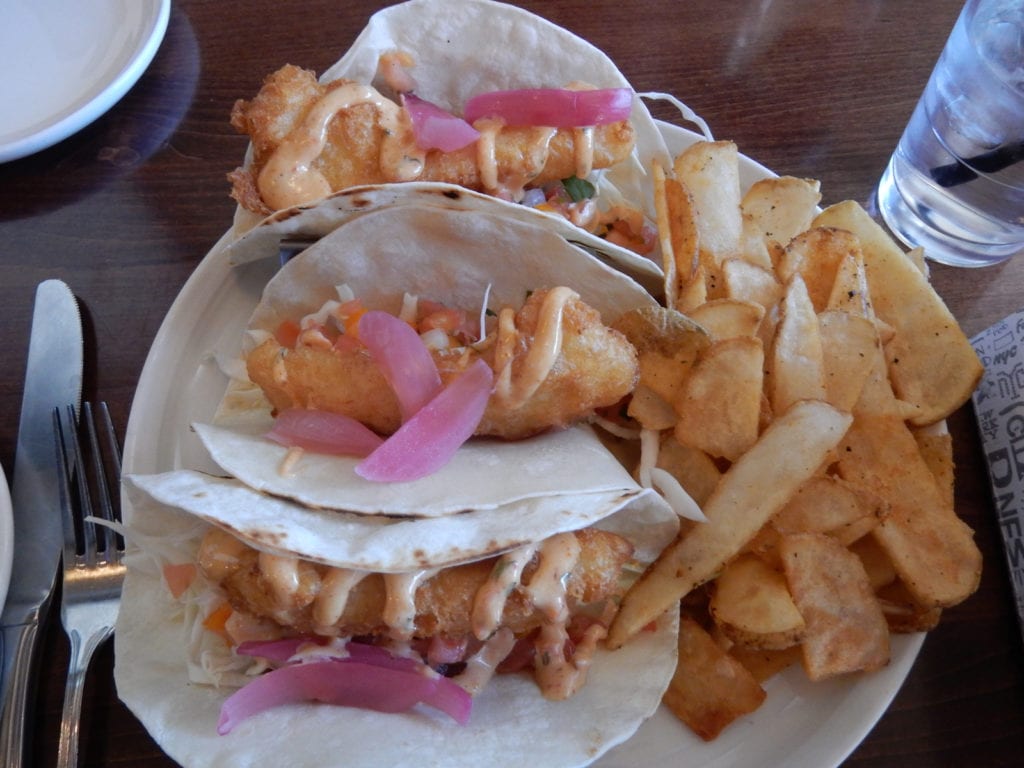 
Fish Tacos Moby Dick Brewing Co.