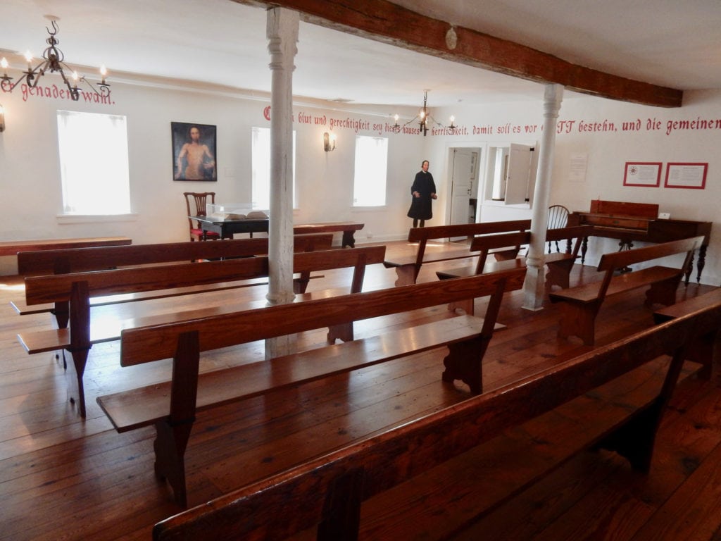 Saal Worship Room Moravian Museum Bethlehem PA