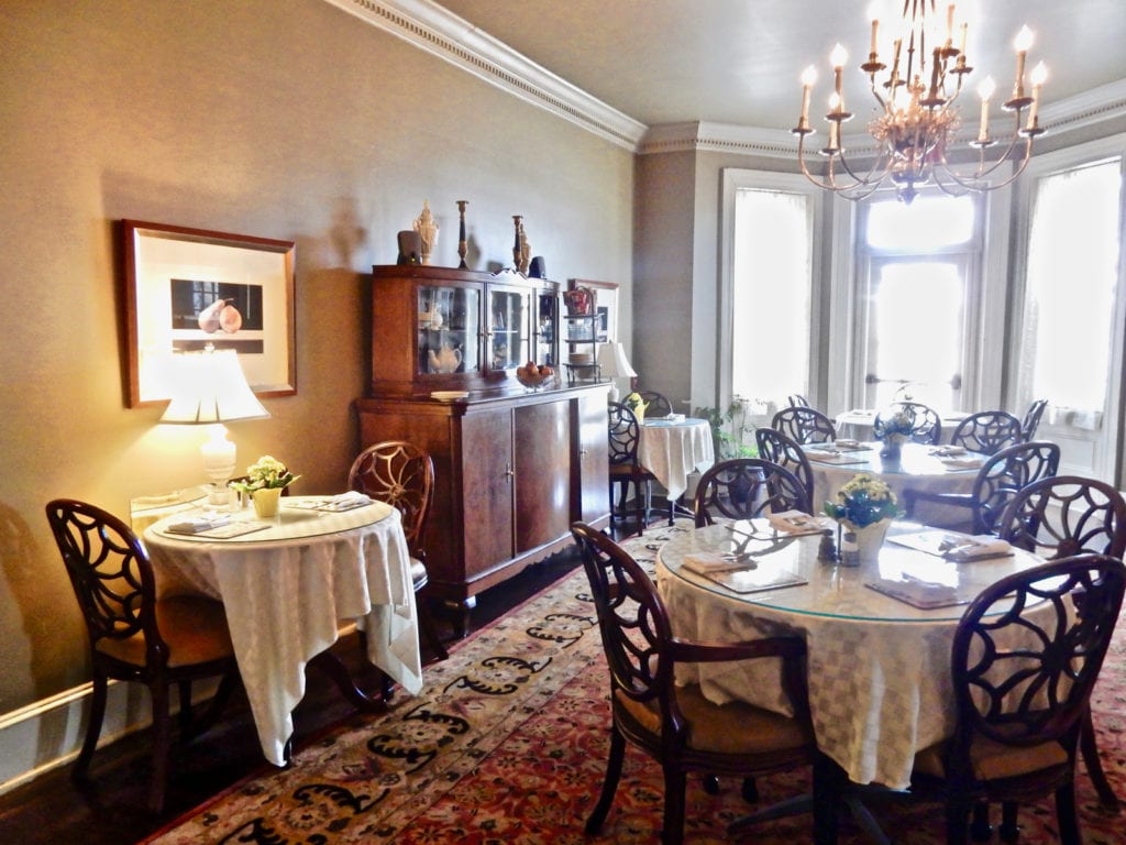 Sayre Mansion Breakfast Room Bethlehem PA