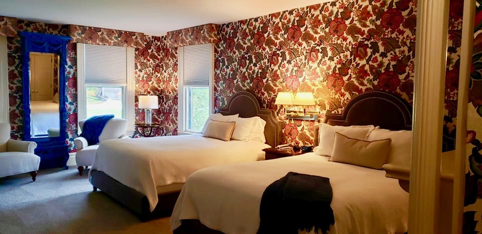 Guest Rooms at West Lane Inn combine traditional and modern elements