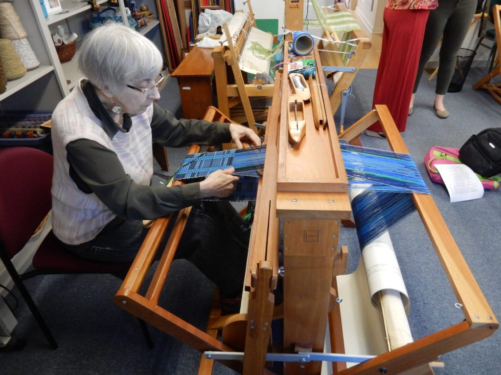 Harriet Burris weaver Thousand Islands Art Center Clayton NY