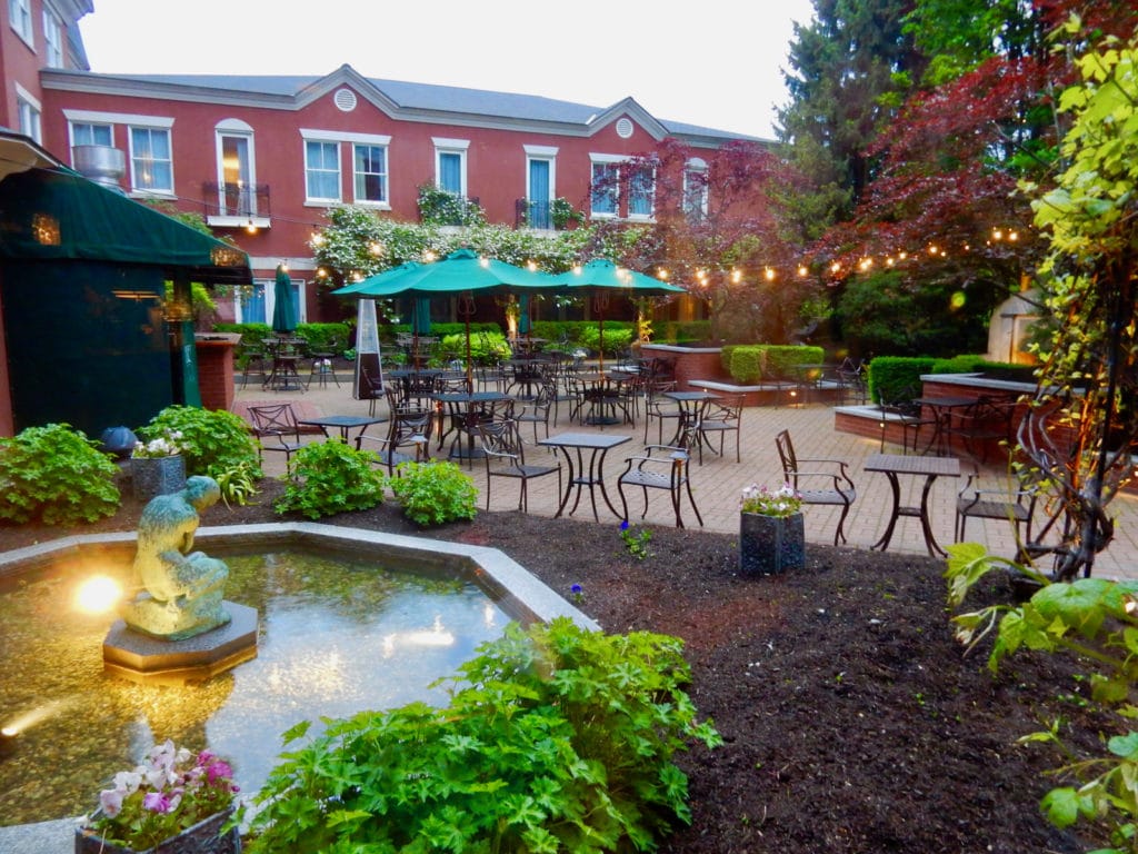 BlueFin Garden Patio Portland Harbor Hotel ME