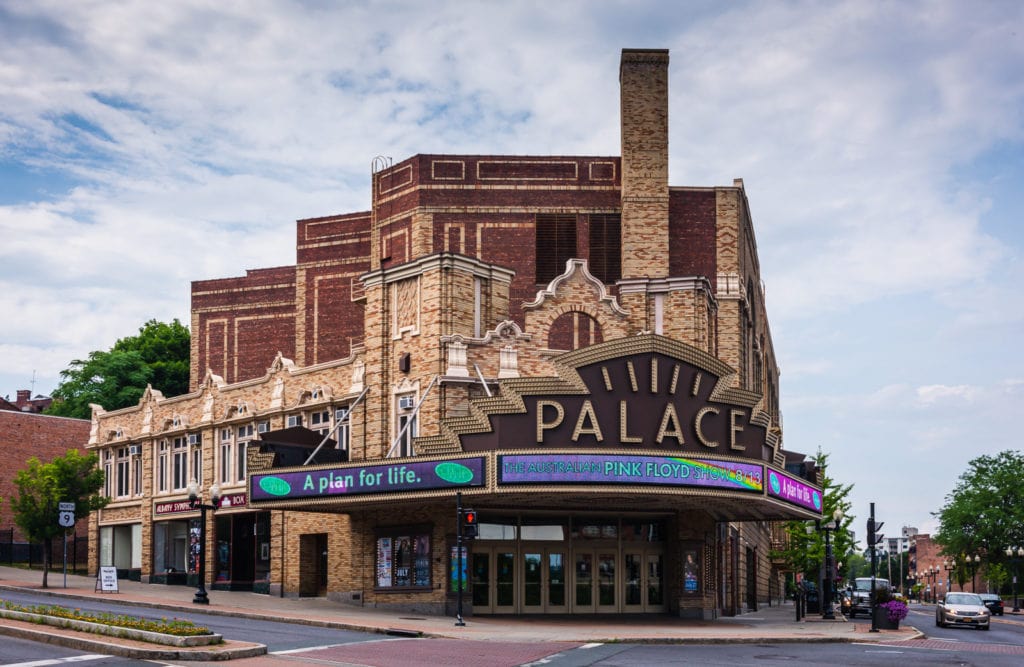 Exterior of Palace Theater in downtown Albany.