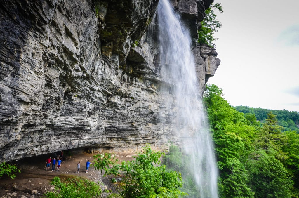 Minelot Falls in Thatcher State Park