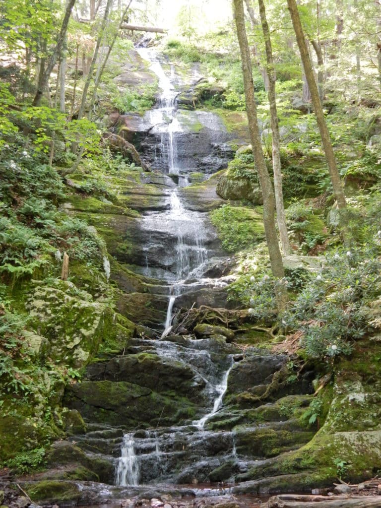 Mulit-tiered waterfall in Delaware Water Gap NJ