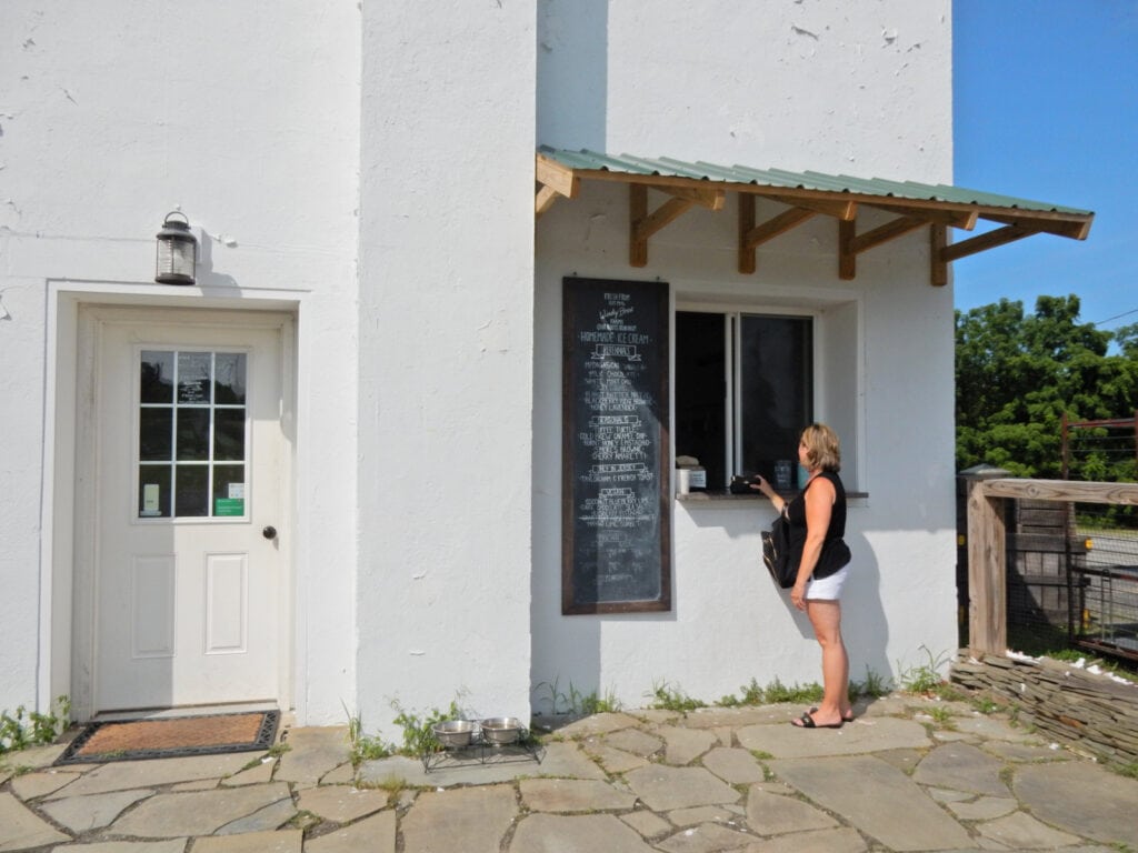 Windy Brow Farm Ice Cream Counter Fedon Township NJ