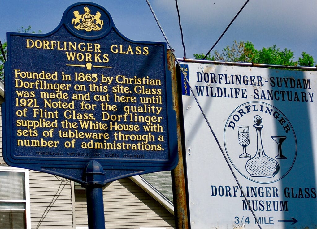 Dorflinger Glass Museum and Wildlife Sanctuary White Mills PA