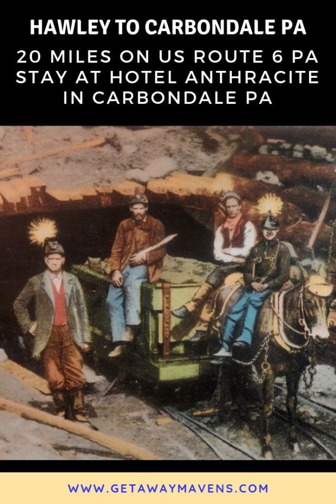 Hawley PA to Carbondale PA Pin