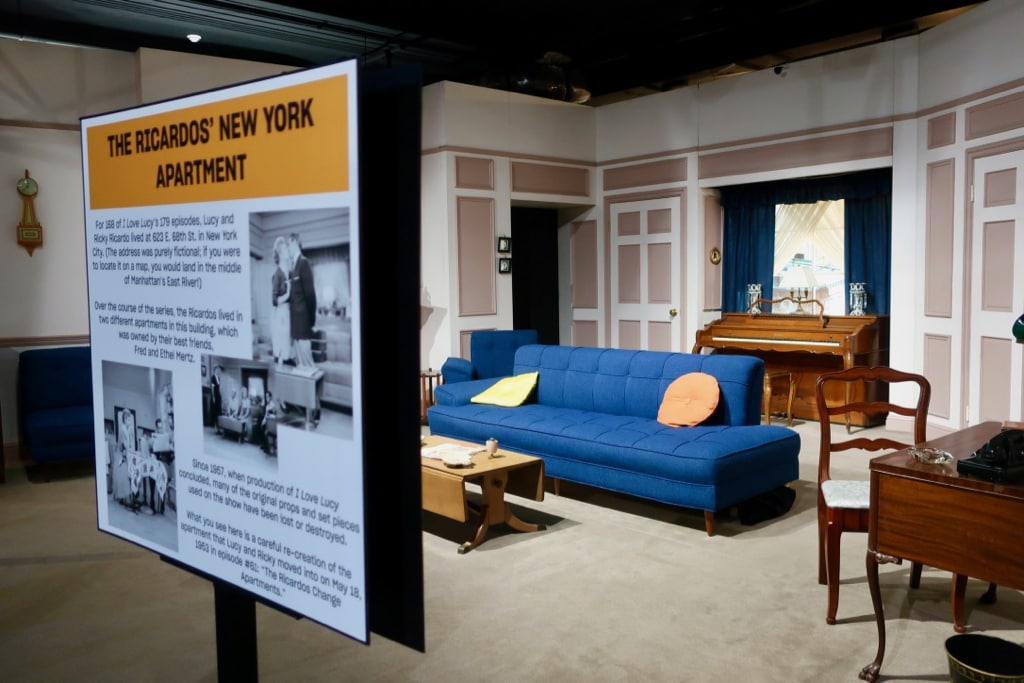 Living Room set from I Love Lucy at Desi-Lu Museum Jamestown NY