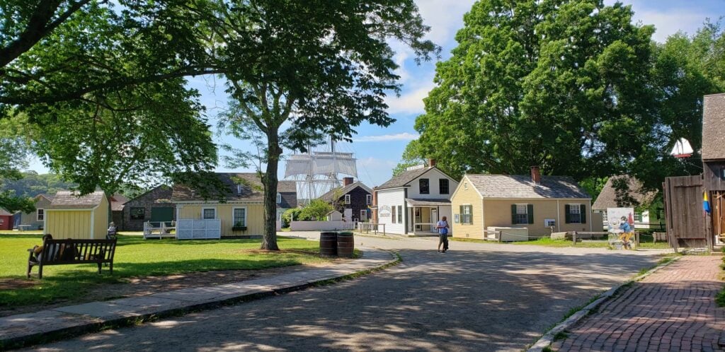 Mystic Seaport CT street view