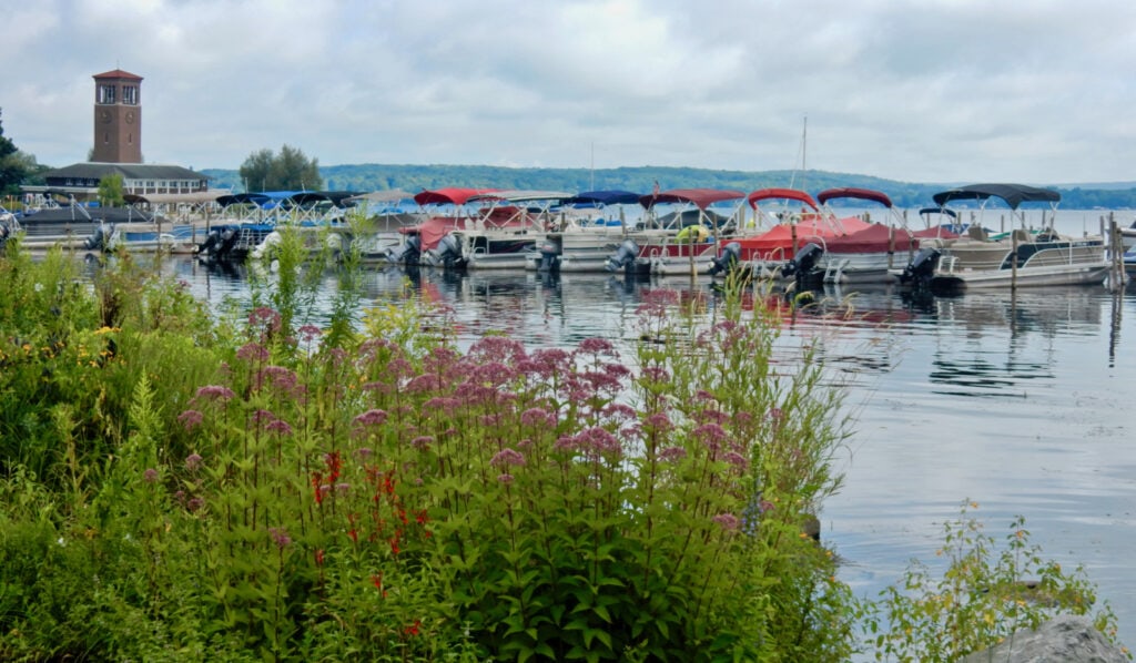 Pontoon Boats Lake Chautauqua Institution NY