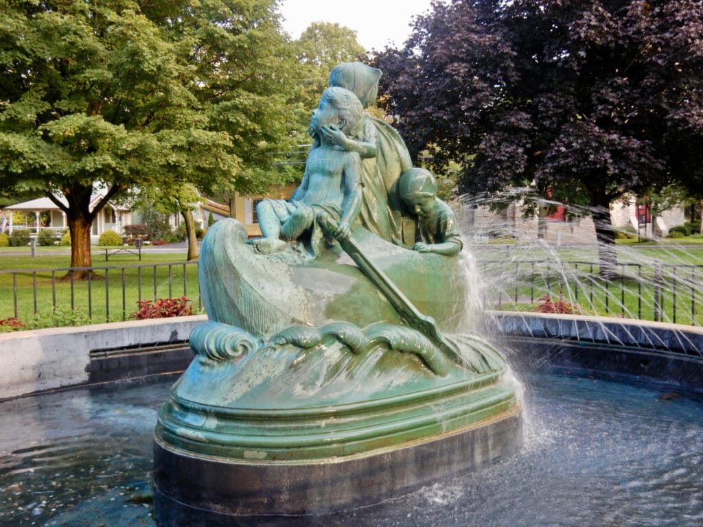 Wynken Blynken and Nod Fountain Wellsboro PA