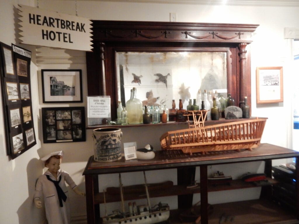 Hotel exhibit Bowers Beach Maritime Museum DE