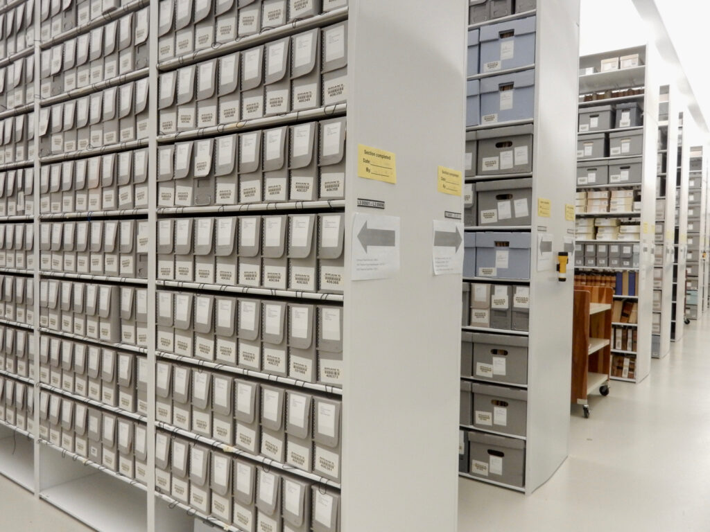 Delaware Public Archives Storage Room Dover DE