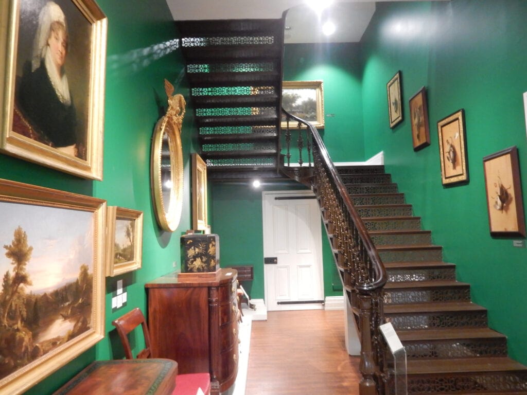 Iron Staircase between second and 3rd floors Biggs Museum Dover DE